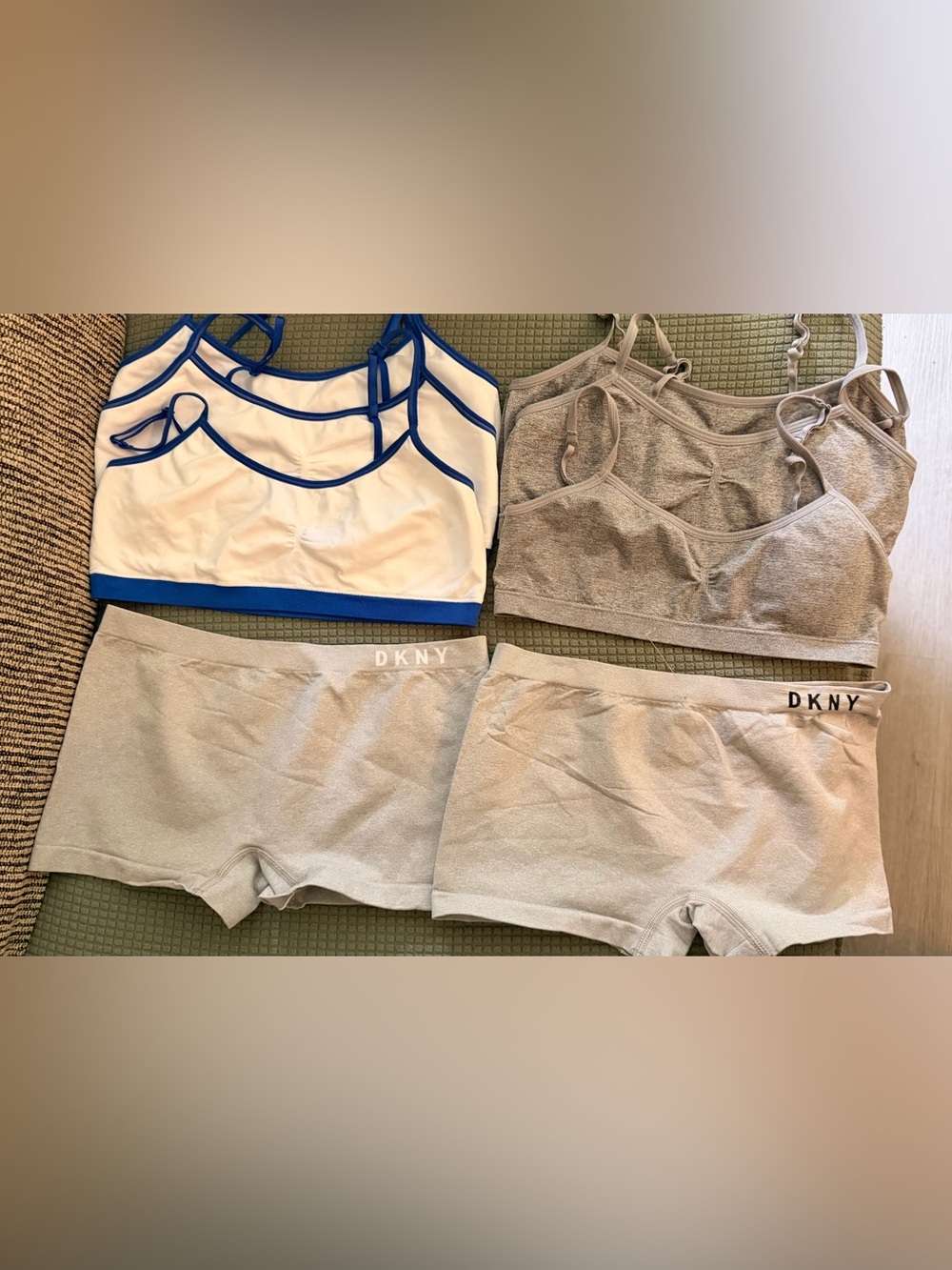 DKNY girls XL (16) sport panties and hanes 6 pack XL Bras #activewear #athletic